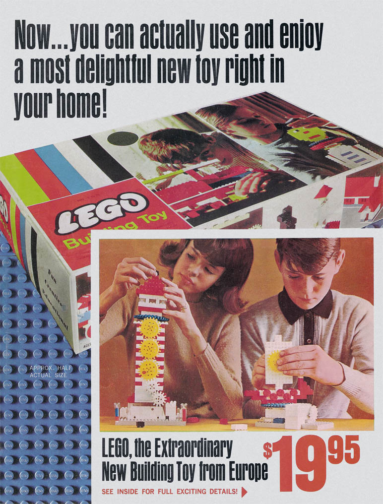 Lego Building Toy Ad. Click for arger image