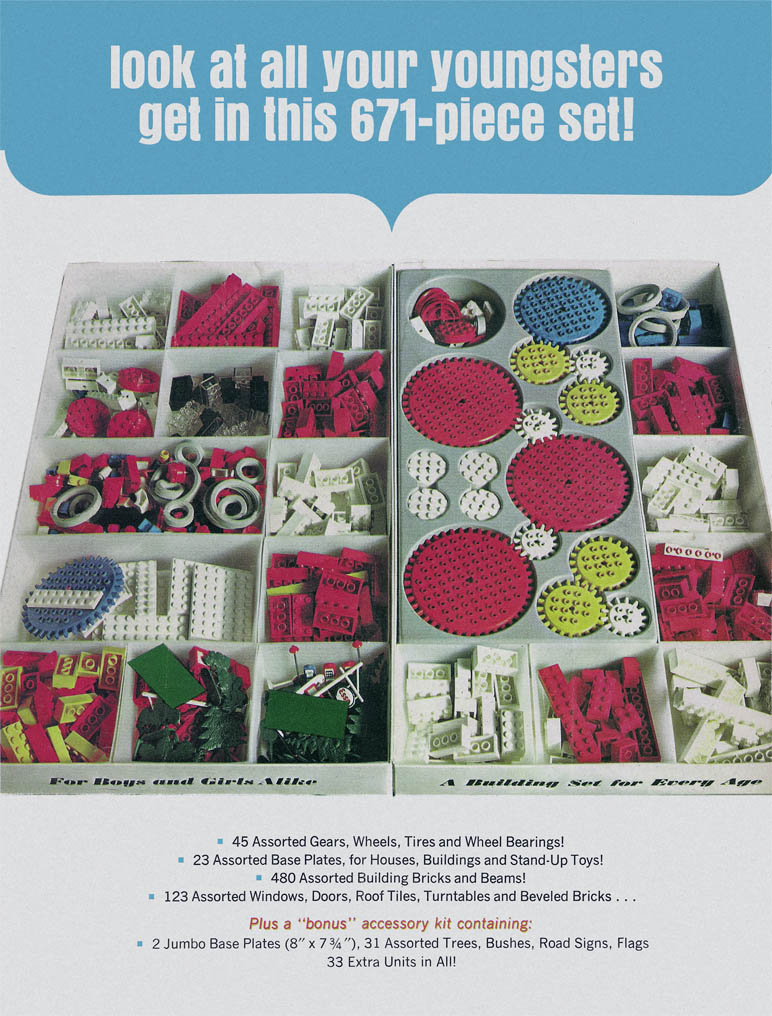 Lego Building Toy Ad. Click for arger image