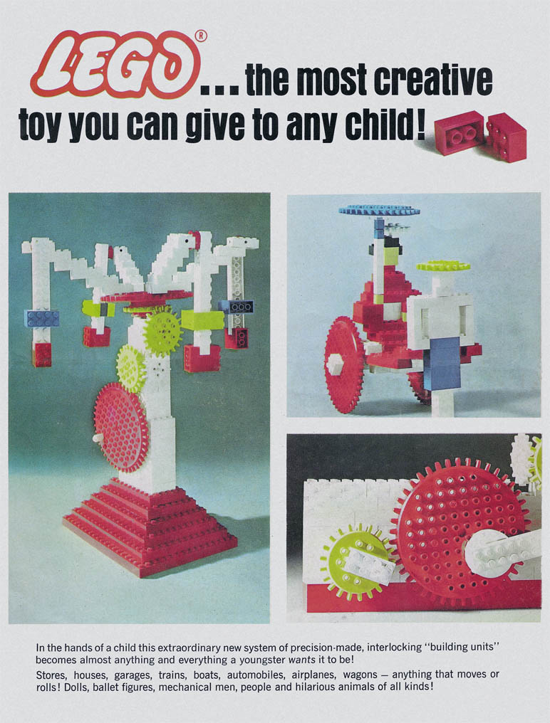 Lego Building Toy Ad. Click for arger image
