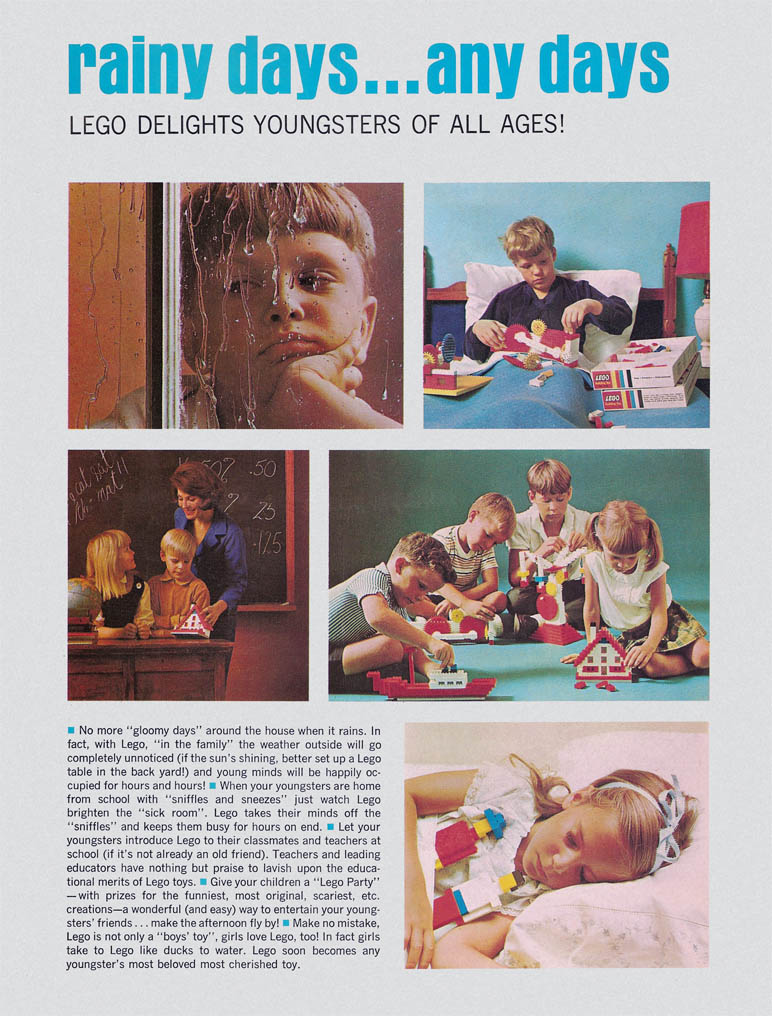 Lego Building Toy Ad. Click for arger image