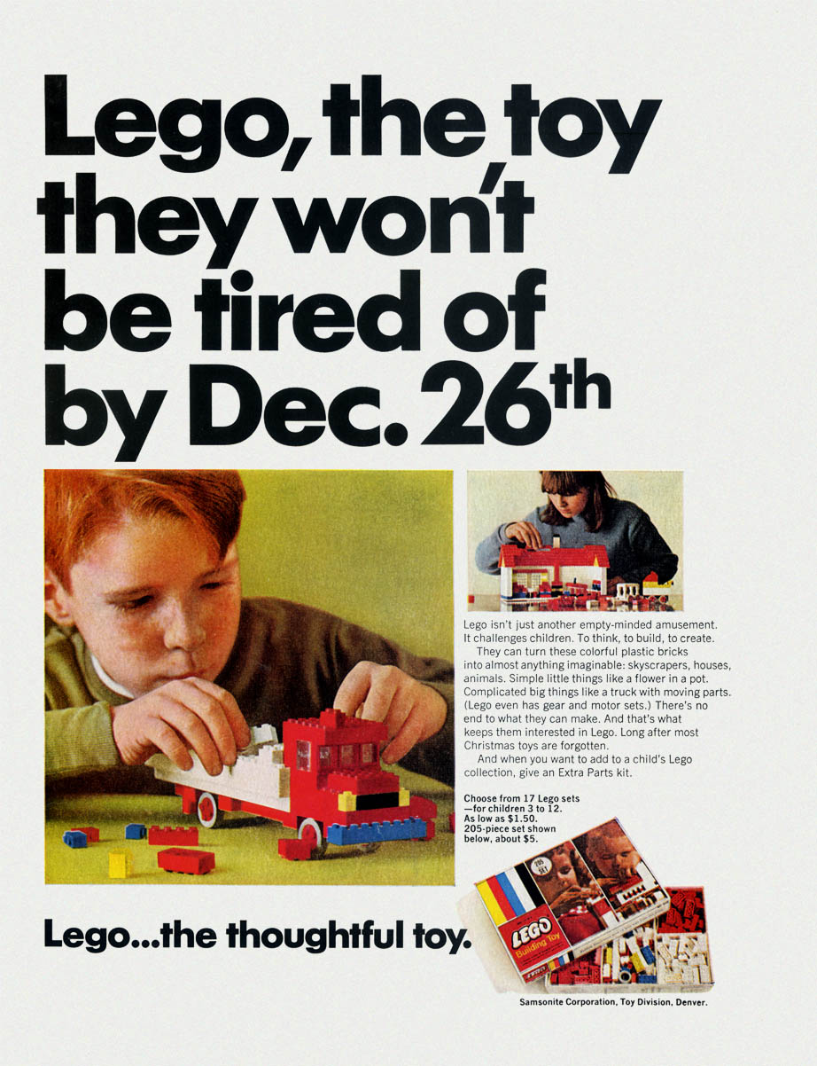 Lego Building Toy Ad