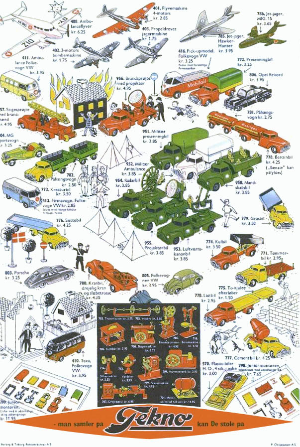 Tekno catalog, front side