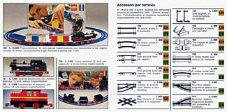 Italian 1970 catalog, pp 14-15. Click for a larger image