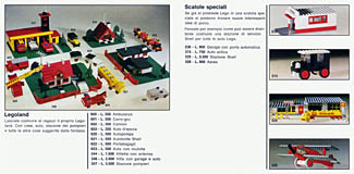 Italian 1970 catalog, pp 6-7. Click for a larger image
