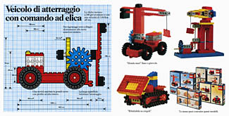 Italian 1974 catalog, pp 2-3. Click for a larger image