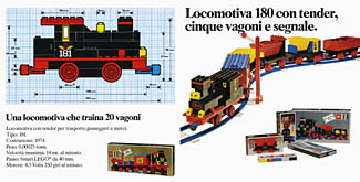 Italian 1974 catalog, pp 4-5. Click for a larger image