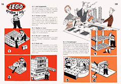 Lego System i Leg Byggebog, pp 18-19. Click for larger image