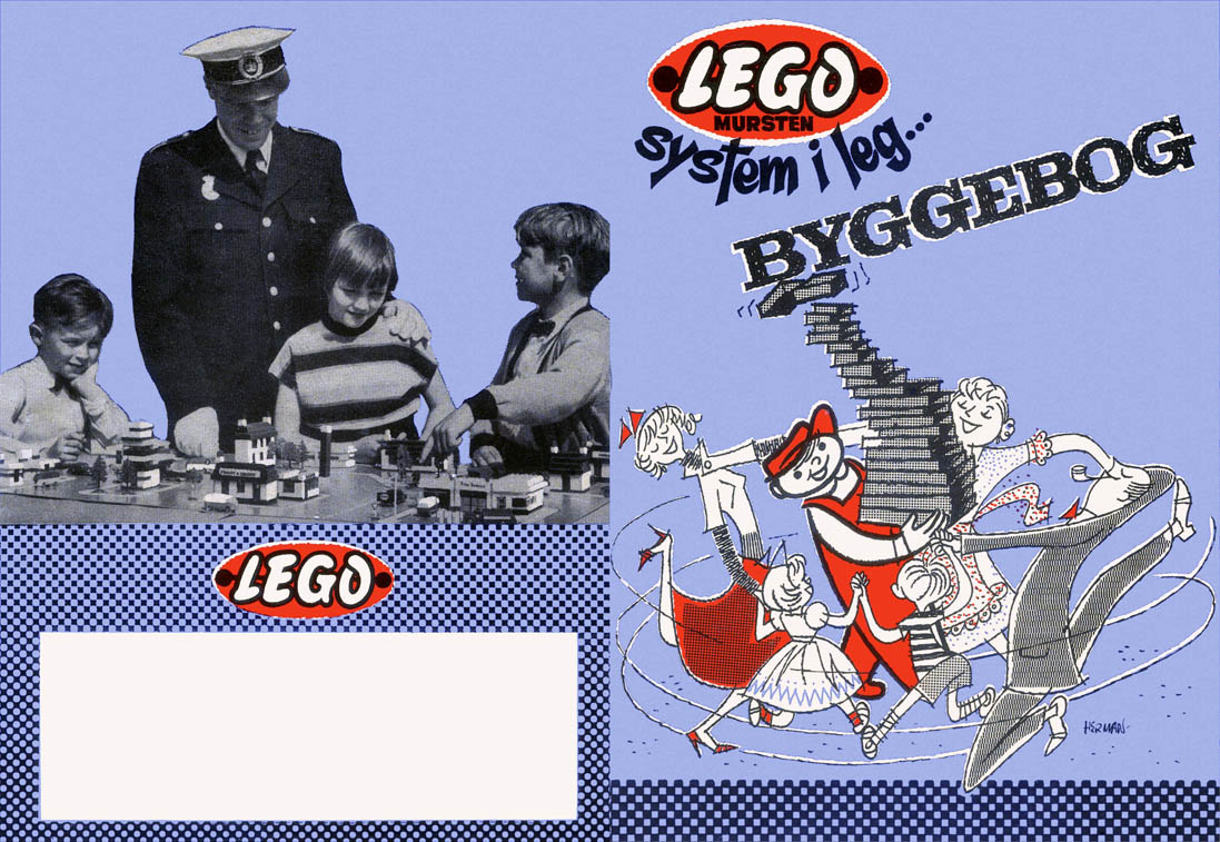 Lego System i Leg Byggebog, back, front cover