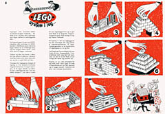 Lego System i Leg Byggebog, pp 8-9. Click for larger image