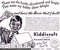 Self-LOcking Building Brick Ad. Click for a larger image