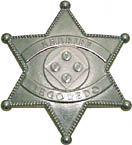 Legoredo Sheriffs Badge. Click for larger image.