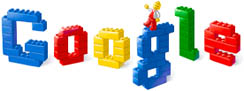 Google homepage. Click for more