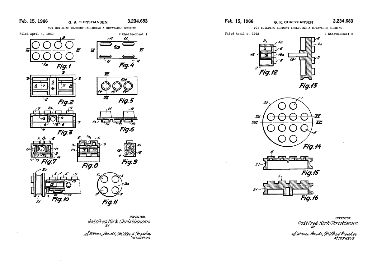 US patent 3234683