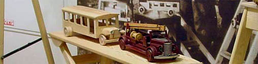 Wooden Products Display. Click for a larger image