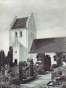 Danish church postcard