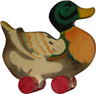 Wooden Mallard Duck. Click for a larger image